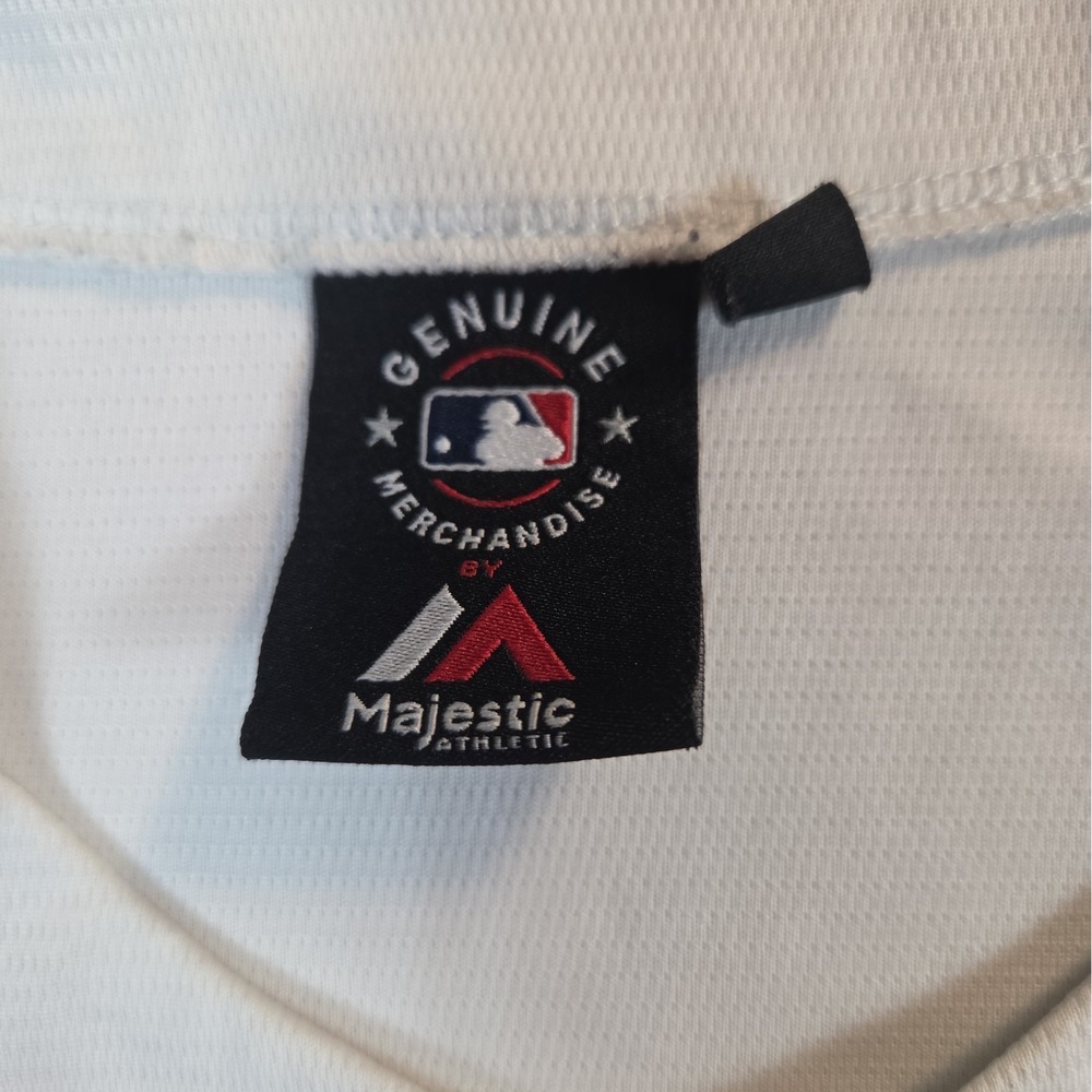 Vintage Los Angeles Dodgers Jersey Men White Majestic MLB Baseball - Picture 3 of 8